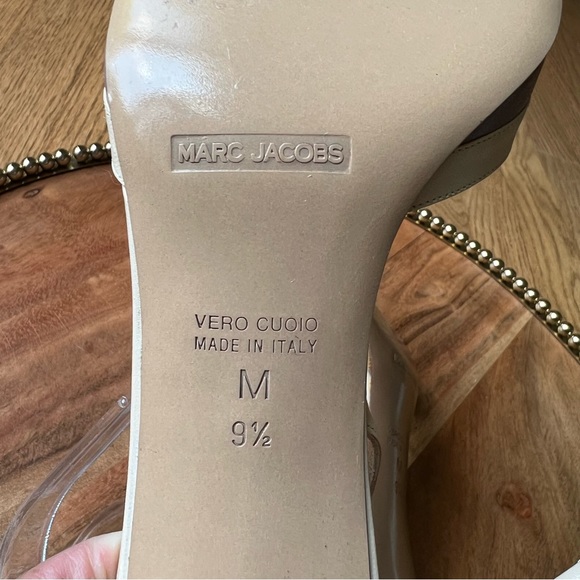 Marc Jacobs Slingback Heel Sandals Sz 9.5 - Picture 5 of 14